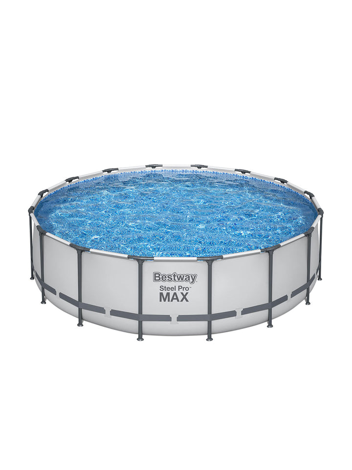 Set de Alberca estructural Redonda 4.88m x 1.22m - Steel Pro MAX