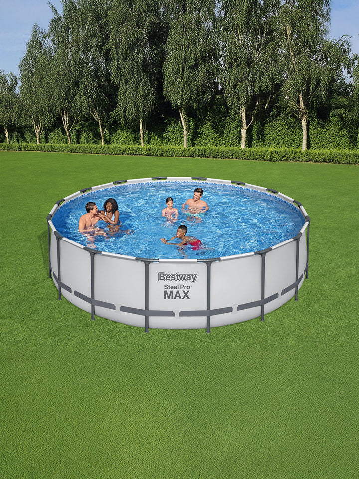 Set de Alberca estructural Redonda 4.88m x 1.22m - Steel Pro MAX