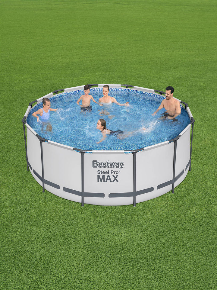 Set de Alberca estructural Redonda 3.66 m x 1.22 m - Steel Pro MAX