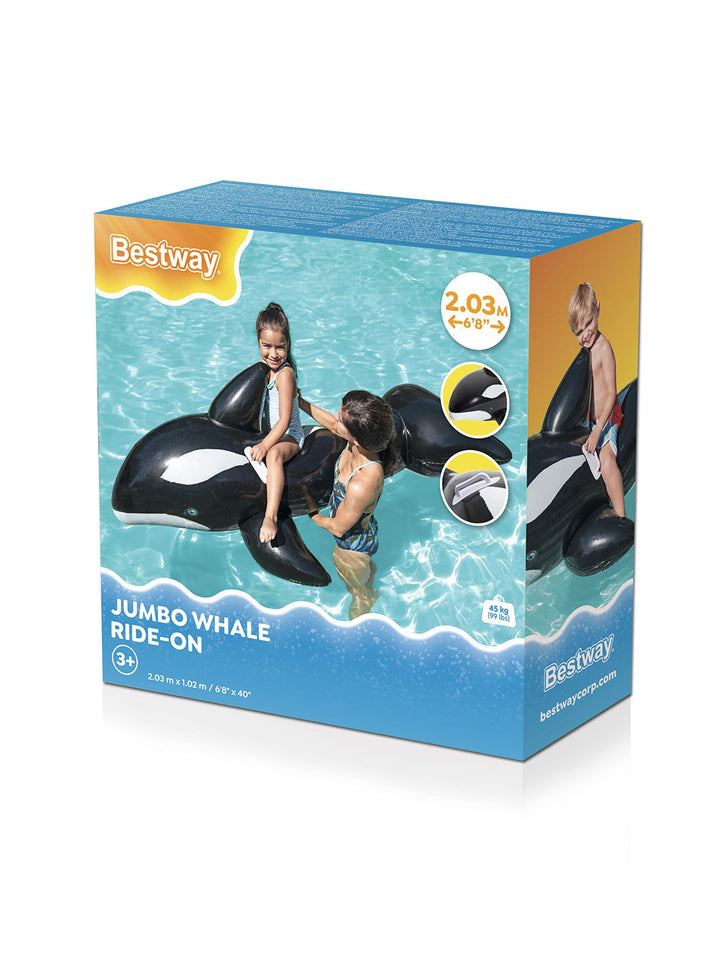 Flotador Ballena Inflable Bestway Jumbo 2.03 m para Alberca