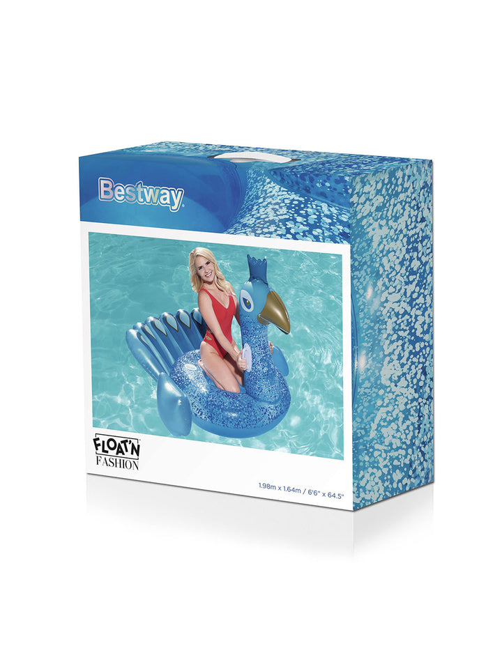 Flotador Pavo Real Inflable Bestway Pretty Peacock para Alberca