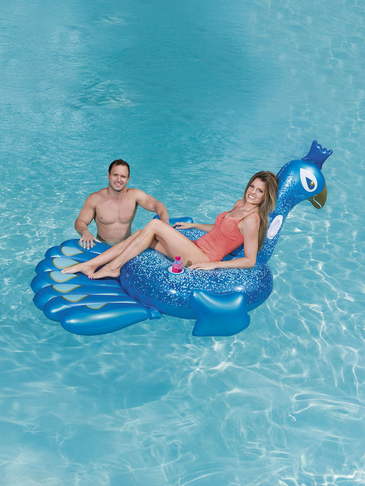 Flotador Pavo Real Inflable Bestway Pretty Peacock para Alberca