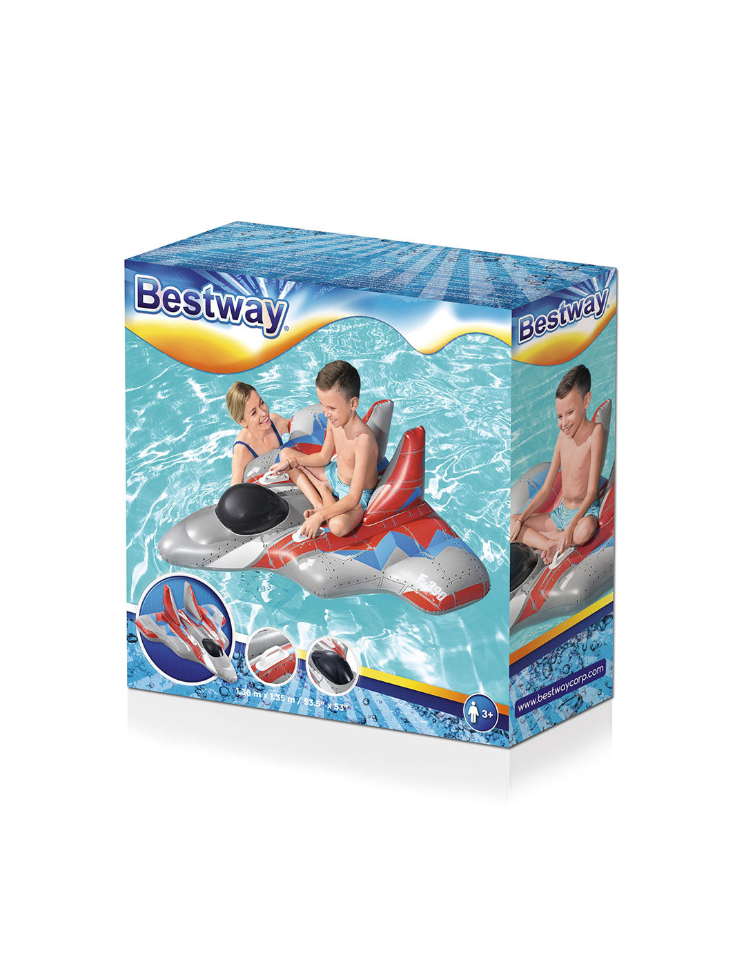 Flotador Infantil Bestway Galaxy Glider 1.36 m Nave Espacial