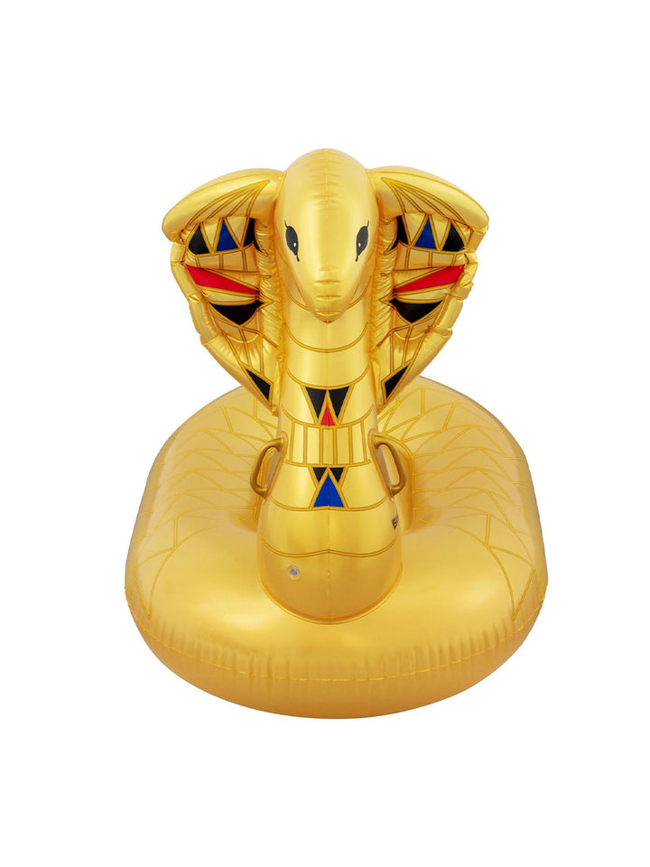 Flotador Serpiente Dorada Inflable Bestway 1.80 m para Alberca