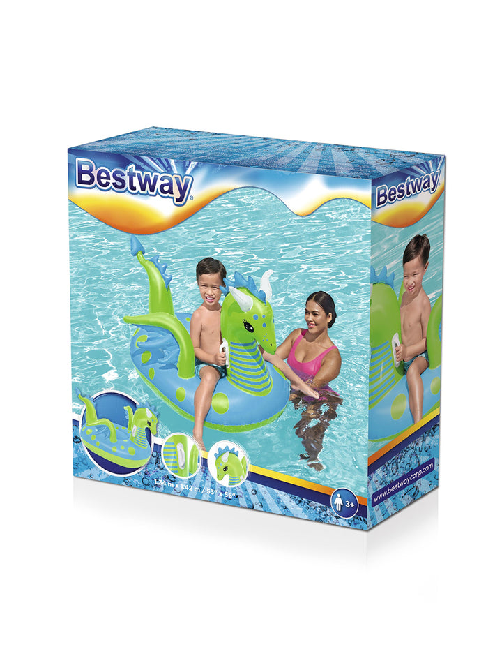 Flotador Montable Dragón Inflable Fantasy Ride-On 1.34 m x 1.42 m