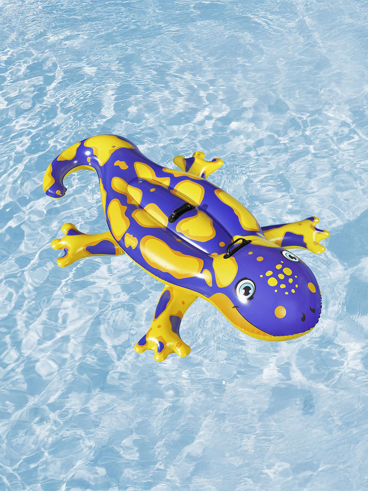 Flotador Montable Infantil Salamandra Inflable 2 Personas 1.80 m
