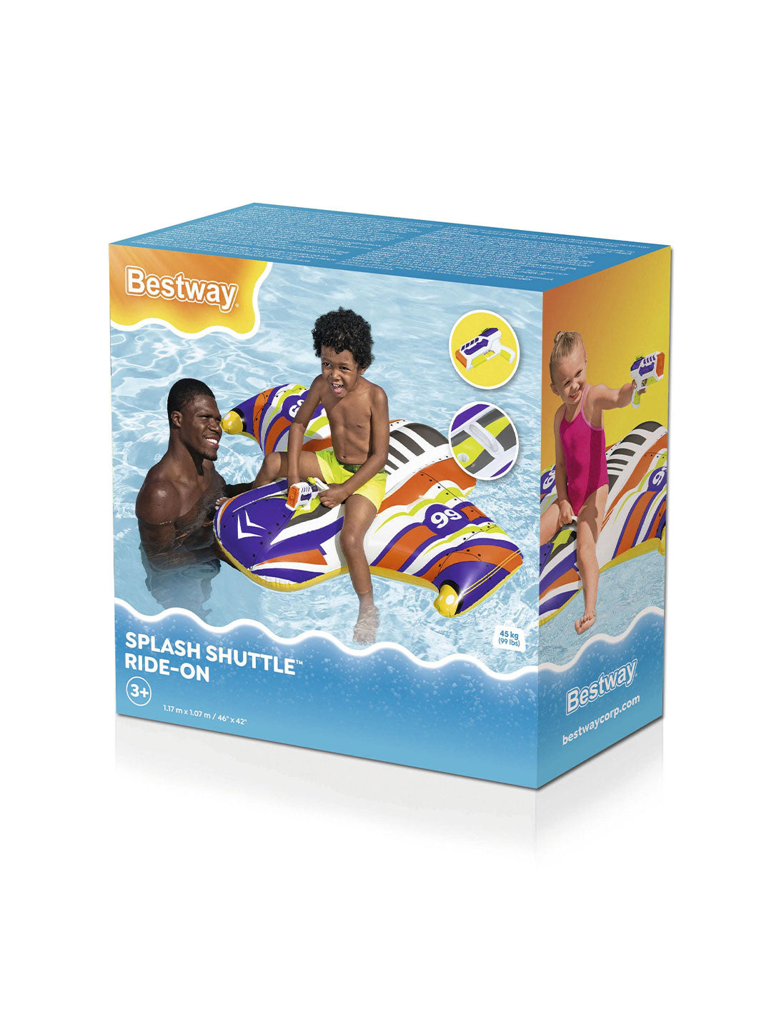 Flotador Montable Nave Espacial Inflable Splash Shuttle 1.17 m