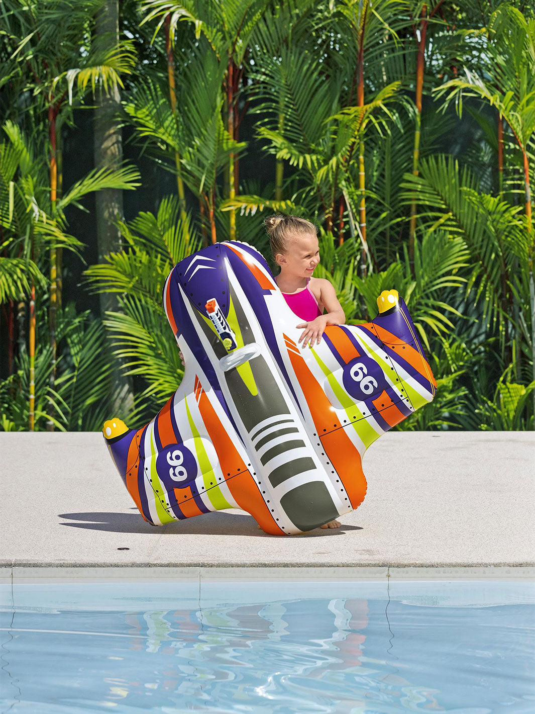 Flotador Montable Nave Espacial Inflable Splash Shuttle 1.17 m