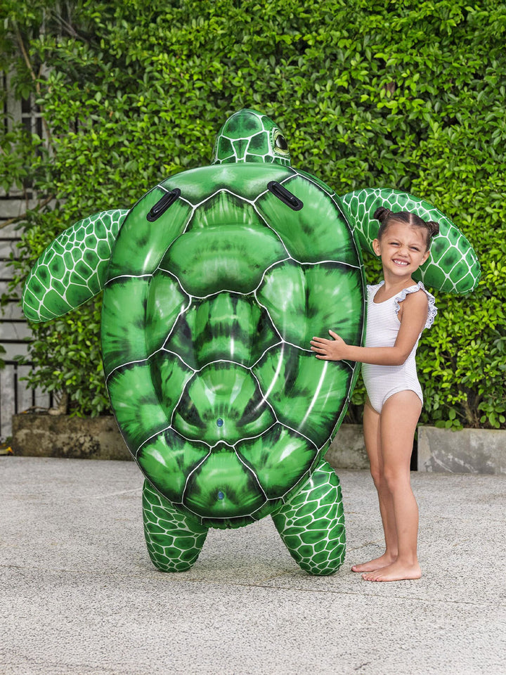 Flotador Montable Tortuga Inflable Tidal Turtle 1.53 m para Alberca