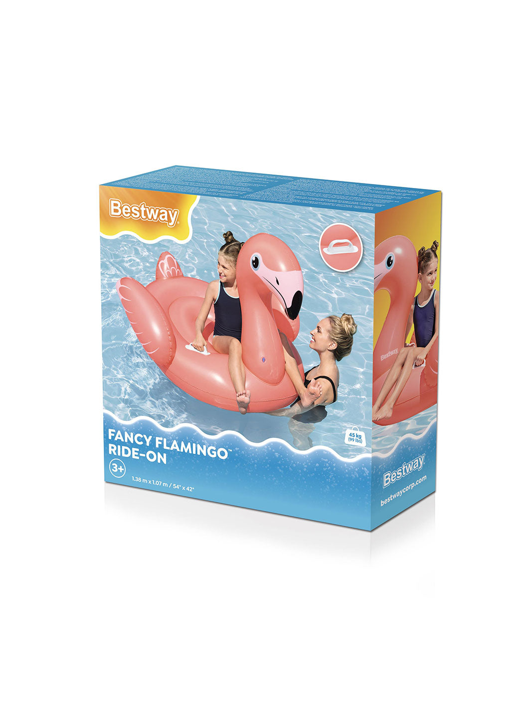 Flotador Flamenco Inflable Bestway Fancy 1.38 m para Niños