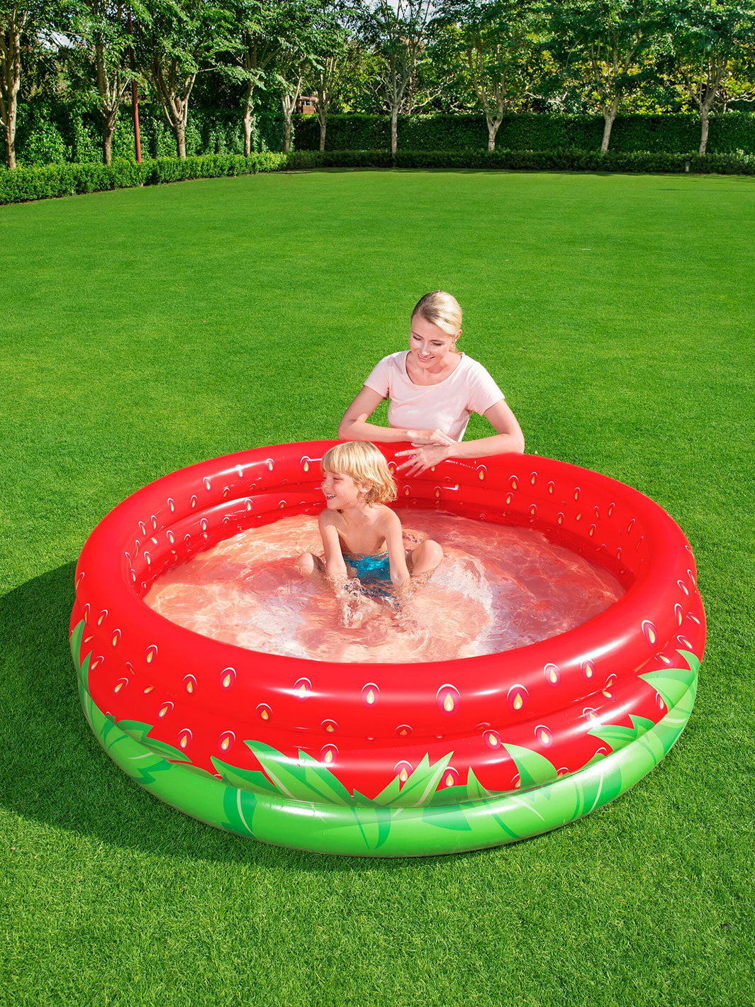 Alberca Inflable Infantil Bestway Sweet Strawberry 1.68 m