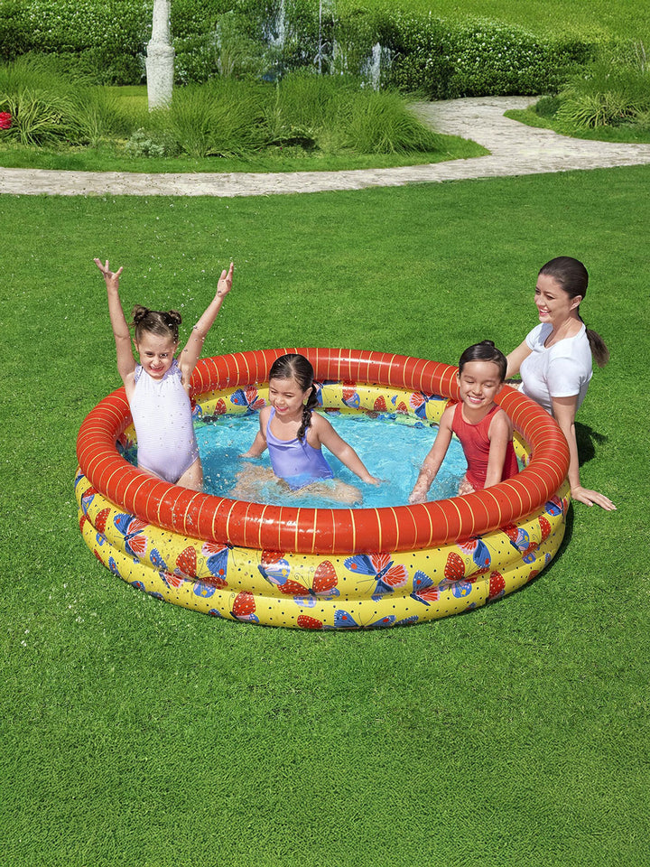 Alberca Inflable Infantil Bestway Beautiful Butterfly 1.68 m