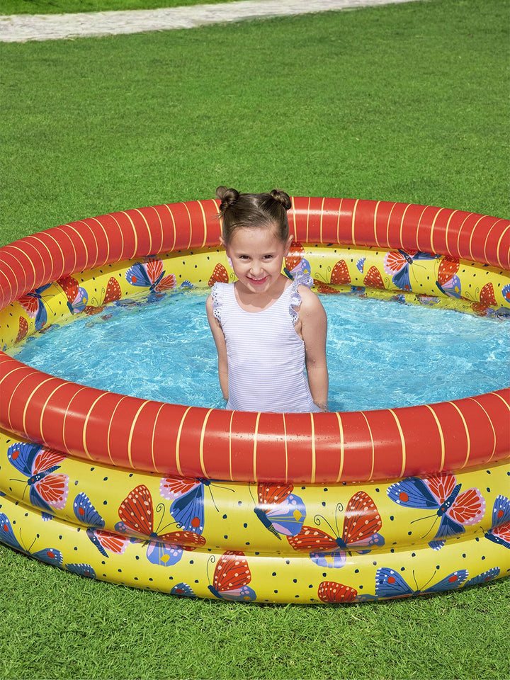 Alberca Inflable Infantil Bestway Beautiful Butterfly 1.68 m