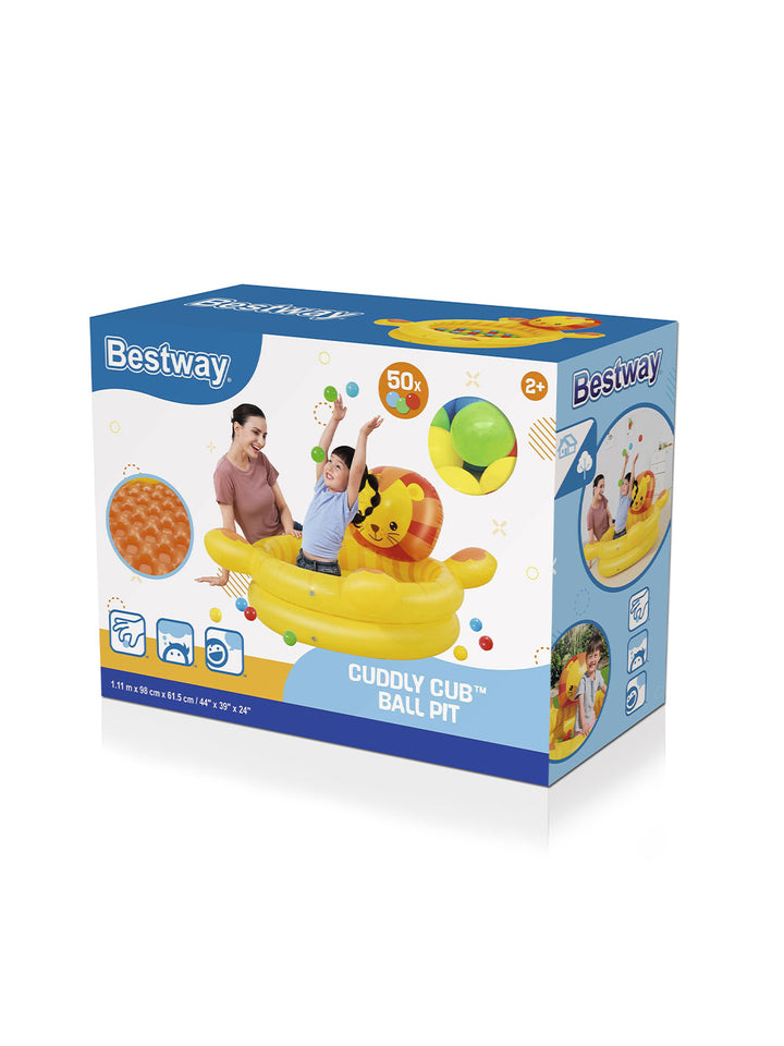Alberca de Pelotas Inflable Bestway Cuddly Cub™ con 50 Pelotas