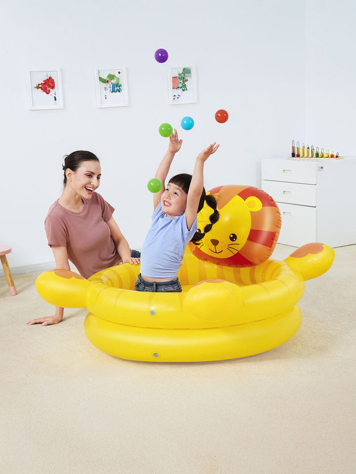 Alberca de Pelotas Inflable Bestway Cuddly Cub™ con 50 Pelotas