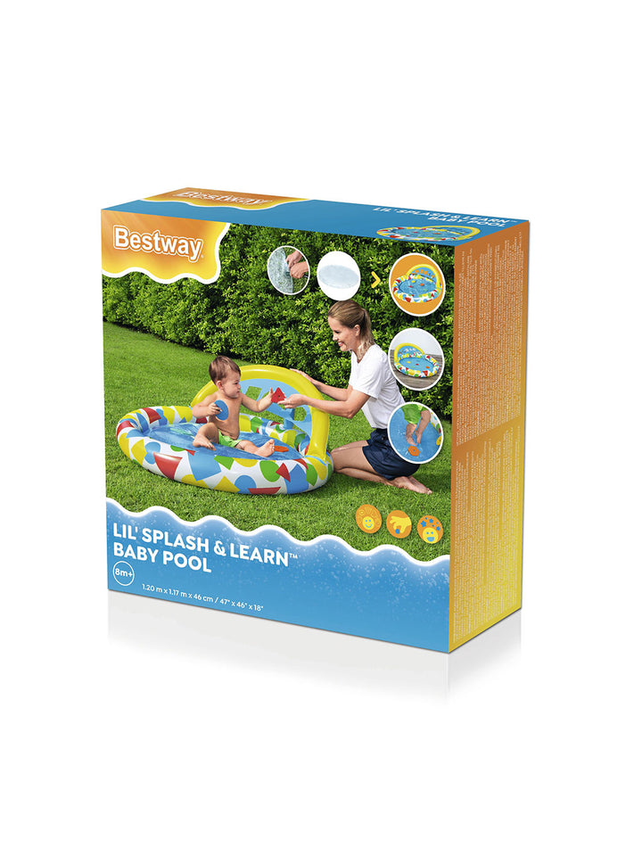 Alberca Inflable para Bebé Bestway Lil’ Splash & Learn 1.20 m