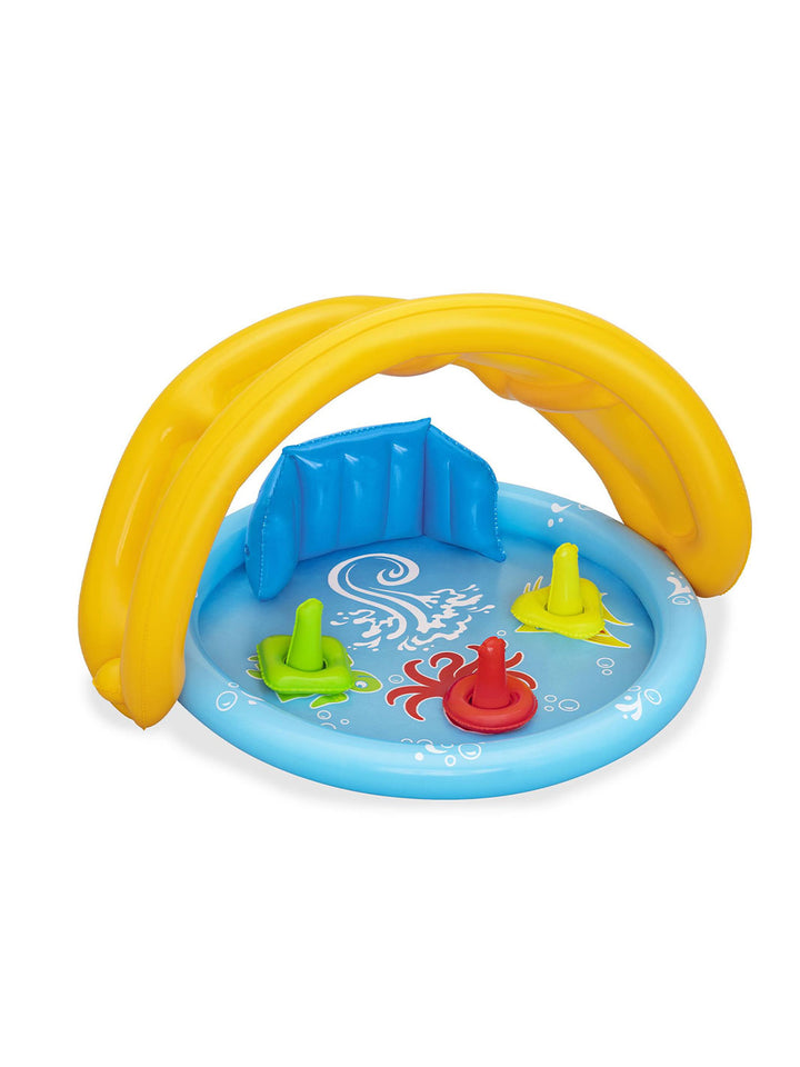 Alberca Inflable Bestway Lil' SeaShapes con Toldo para Bebé 1.12 m
