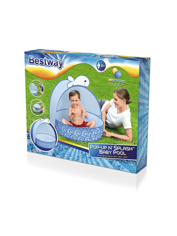 Alberca Inflable para Bebé Bestway Pop-Up con Sombra 78 cm