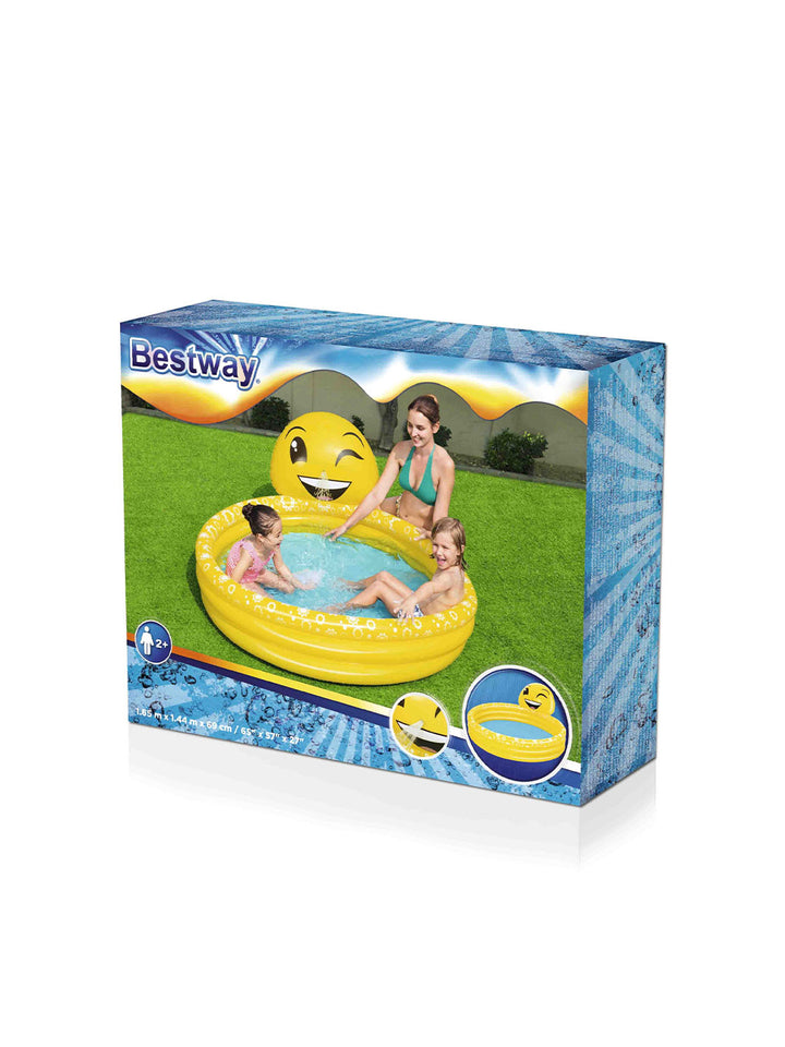 Alberca Inflable Infantil Bestway Summer Smiles 1.65 m con Rociador