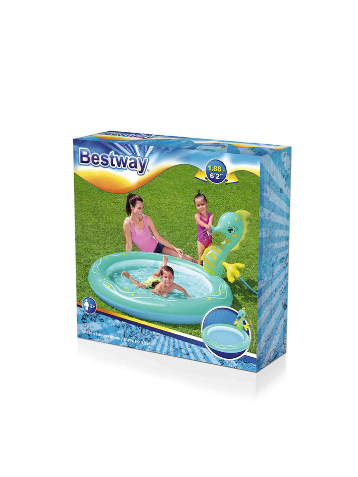 Alberca Inflable Bestway Caballito de Mar con Rociador 1.88 m