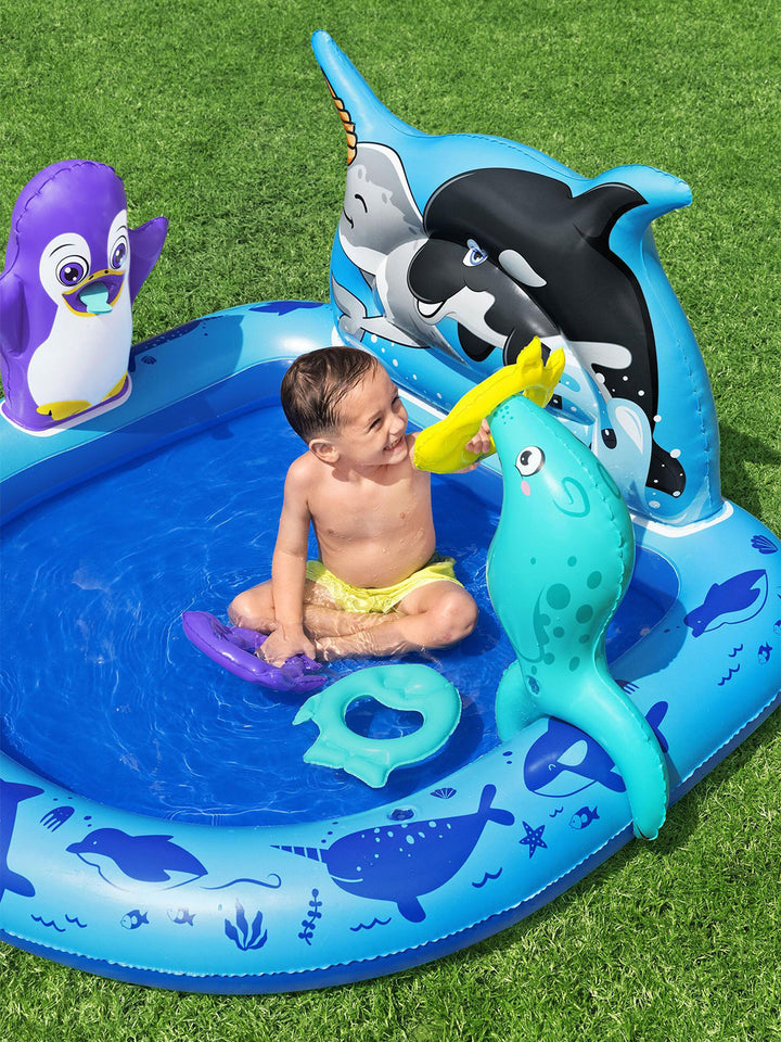 Centro de Juegos Acuático Infantil Bestway Polar Pals 1.34 m