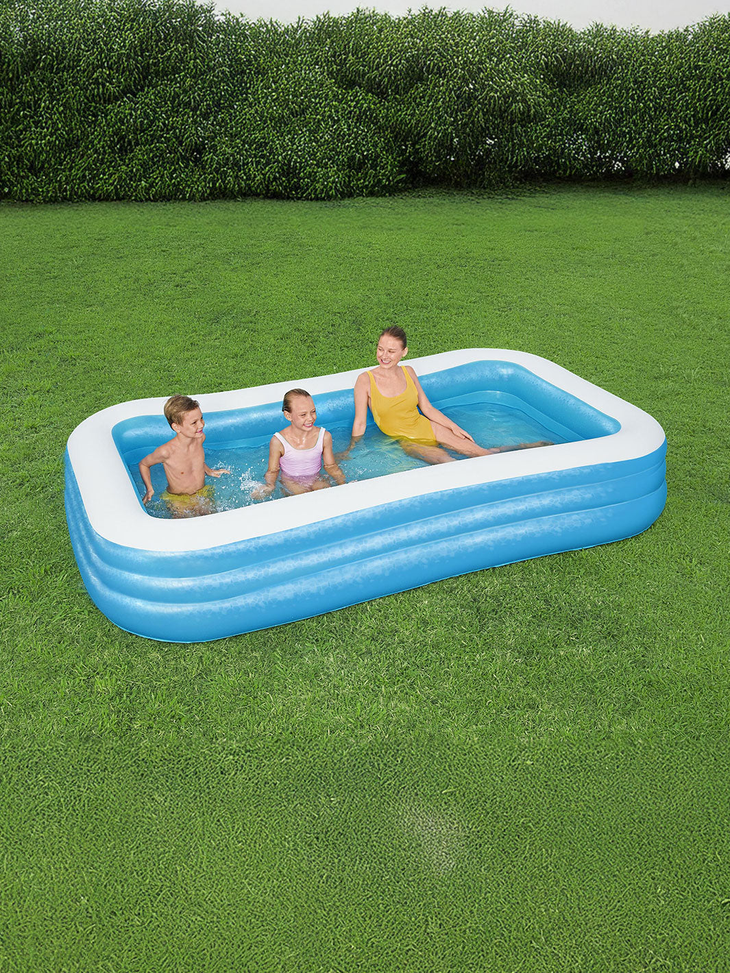 Albercas Inflables Alberca inflable familiar 3.05m x 1.83m 3 aros – Bestway Store Mexico