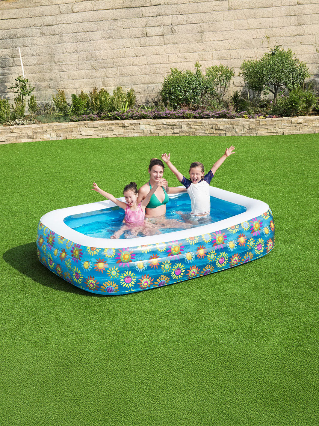 Alberca Inflable Familiar Bestway Funky Floral 2.29 m
