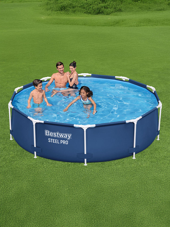 Alberca Redonda Bestway Steel Pro 3.05 m x 76 cm Estructura Metálica