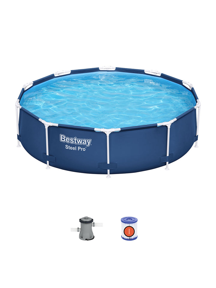 Alberca Redonda Bestway Steel Pro 3.05 m x 76 cm con Filtro