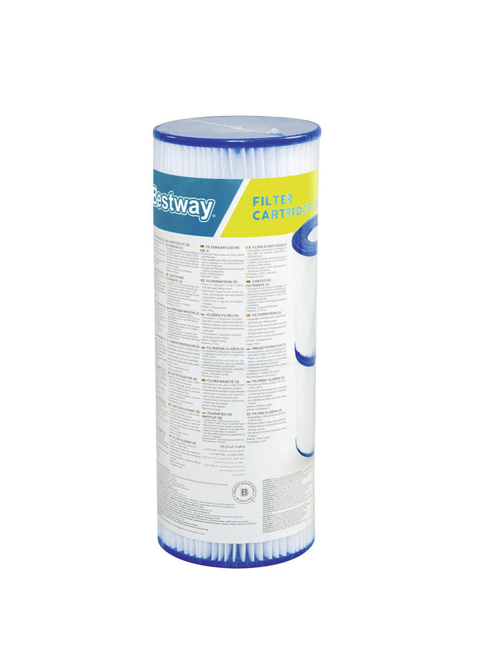Cartucho Filtro Alberca Bestway Tipo II 10.6x13.6 cm (2 pzas)