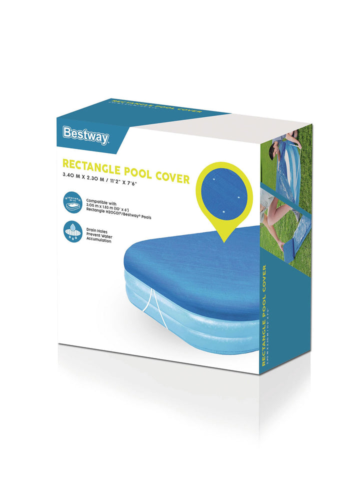 Cubierta Rectangular Bestway para Alberca Inflable 3.05 m x 1.83 m