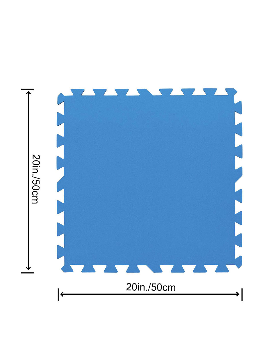 Protectores de Piso para Alberca Bestway 50 cm x 50 cm (9 Piezas)
