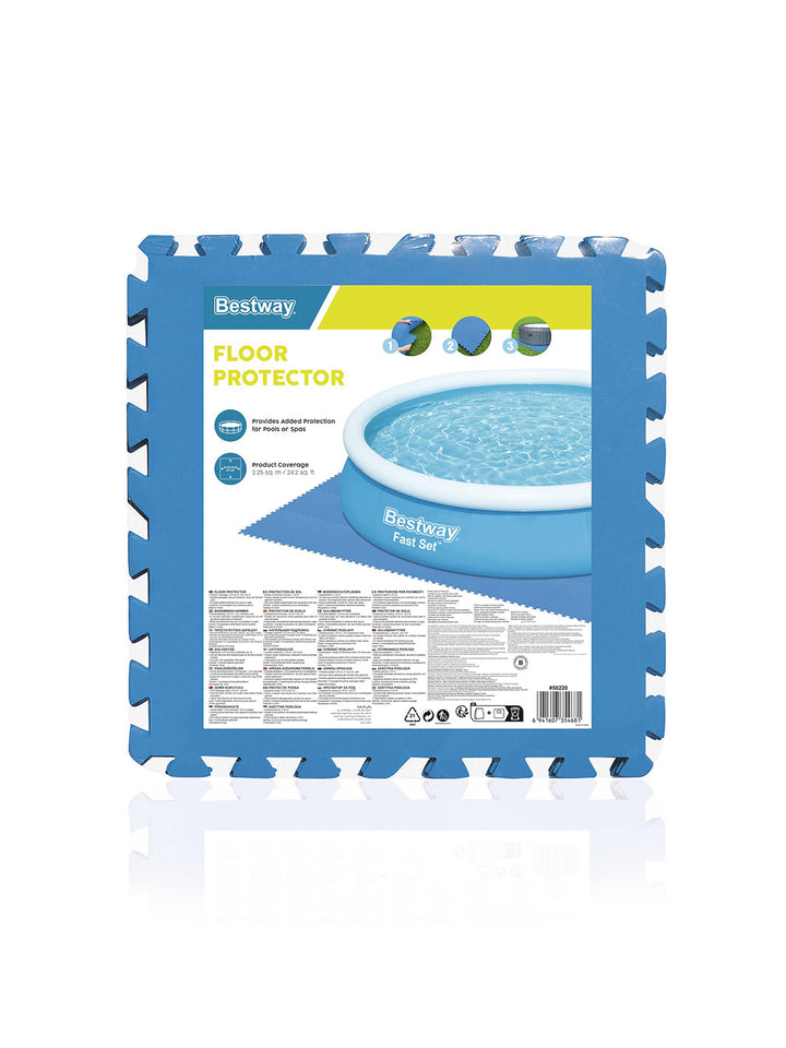 Protectores de Piso para Alberca Bestway 50 cm x 50 cm (9 Piezas)