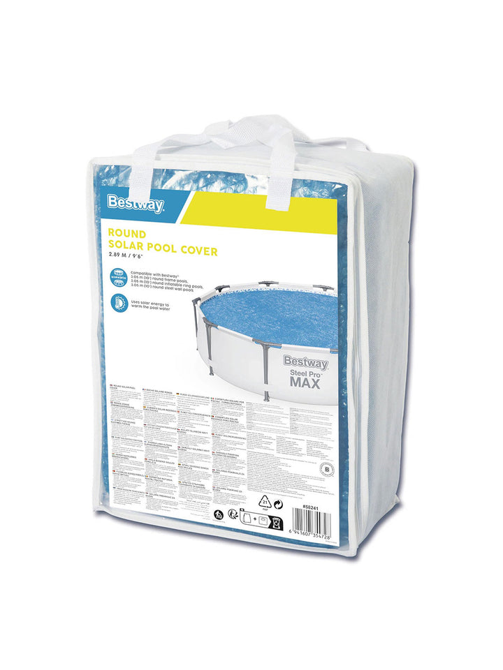 Cobertor Solar Redondo Bestway 2.89 m para Albercas 3.05 m