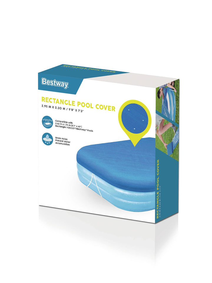 Cubierta Rectangular Bestway para Alberca Inflable 2.62 m x 1.75 m