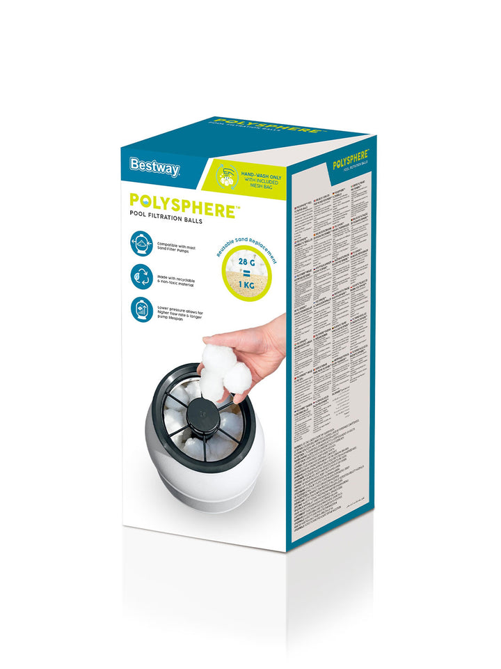 Bolas Filtrantes Bestway Polysphere 500 g Reemplazo de Arena