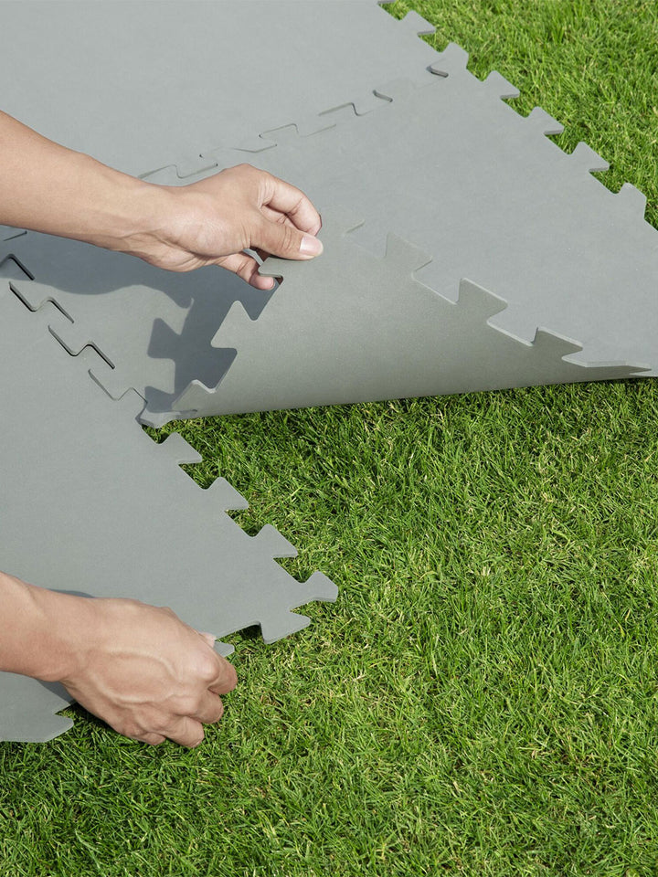 Protector de Piso para Alberca Bestway 50x50 cm Pack 9 Piezas