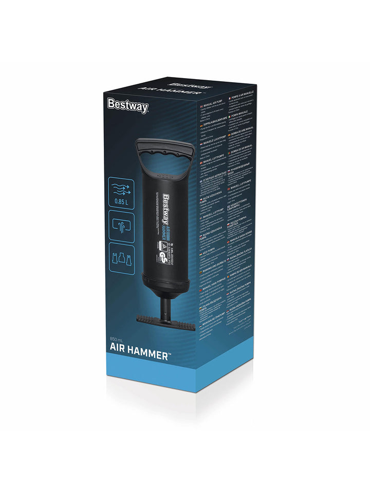 Bomba de Aire Manual Bestway Air Hammer 850 ml con Válvulas