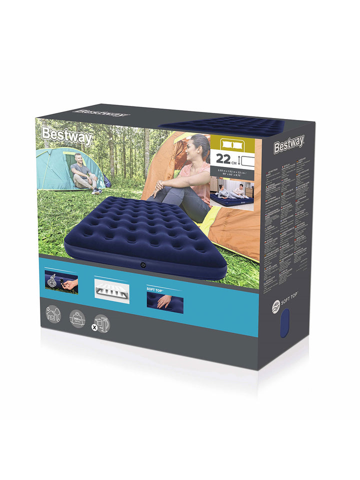 Colchón Inflable Bestway Queen 2.03 m x 1.52 m x 22 cm