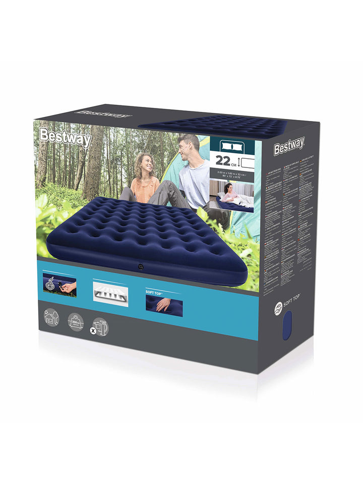 Colchón Inflable King Bestway 2.03 m x 1.83 m para Interior y Exterior