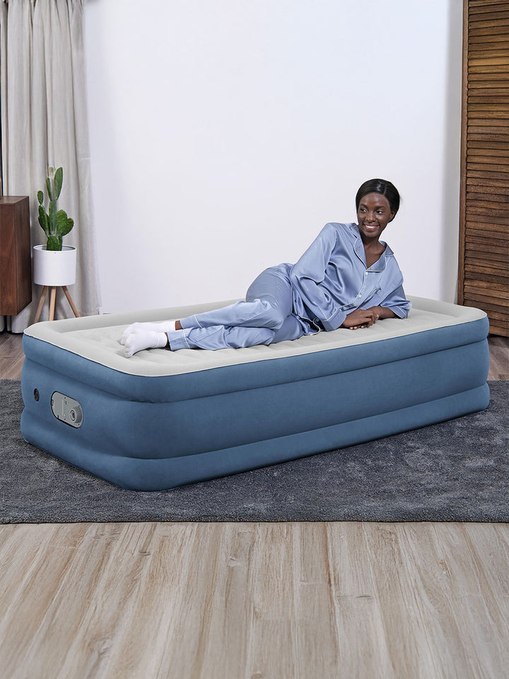 Colchón Inflable Individual Bestway AlwayzAire con Bomba Dual 1.91 m