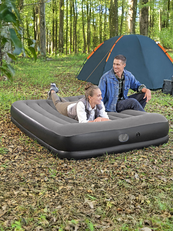 Colchón Inflable Queen Bestway Tritech con Bomba USB 2.03 m