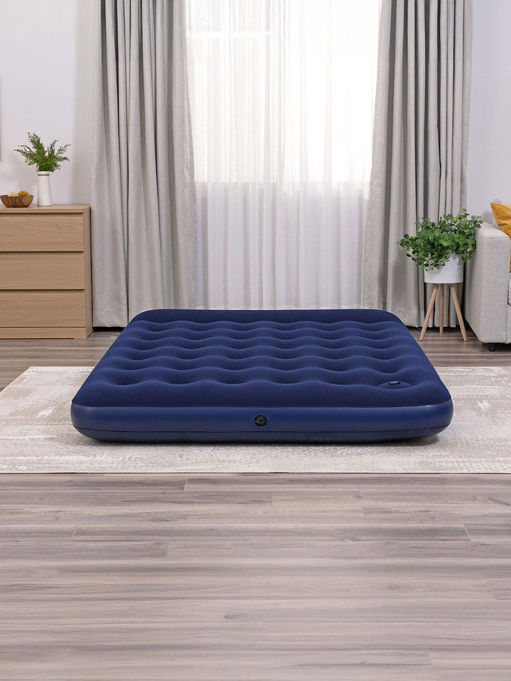 Colchón Inflable Queen Bestway con Bomba de Pie 2.03 m x 1.52 m