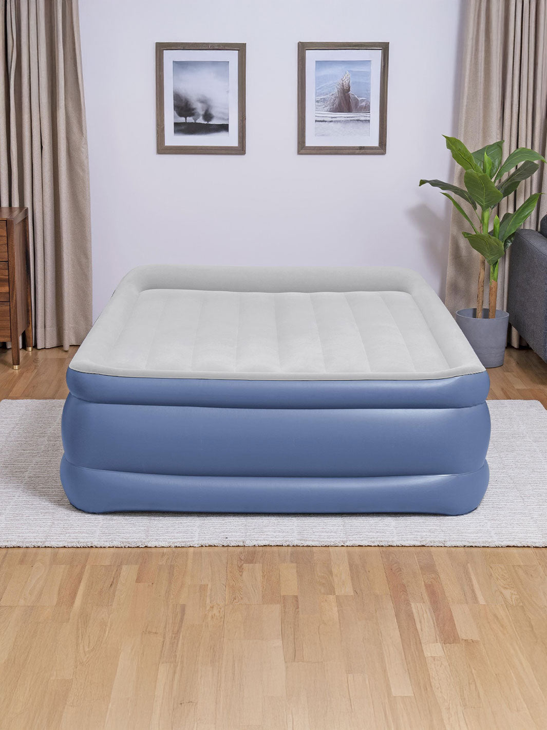 Colchón Inflable Queen Bestway Tritech 56 cm con Bomba Eléctrica
