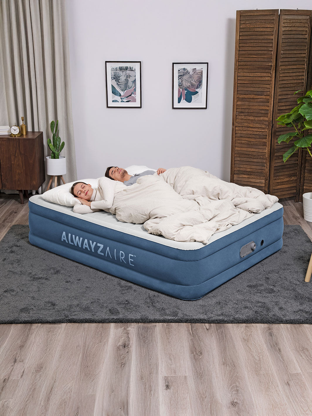 Colchón Inflable Queen Bestway AlwayzAire 2.03 m x 1.52 m x 46 cm