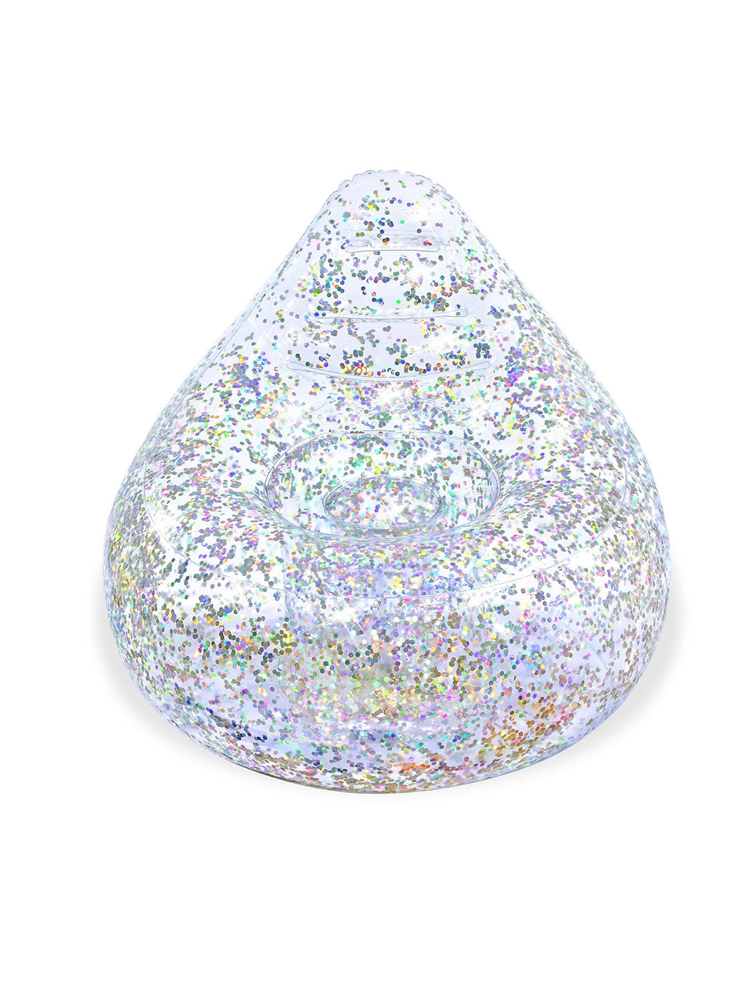 Sillón Inflable Bestway Glitter Dream 72 cm con Brillos Plateados