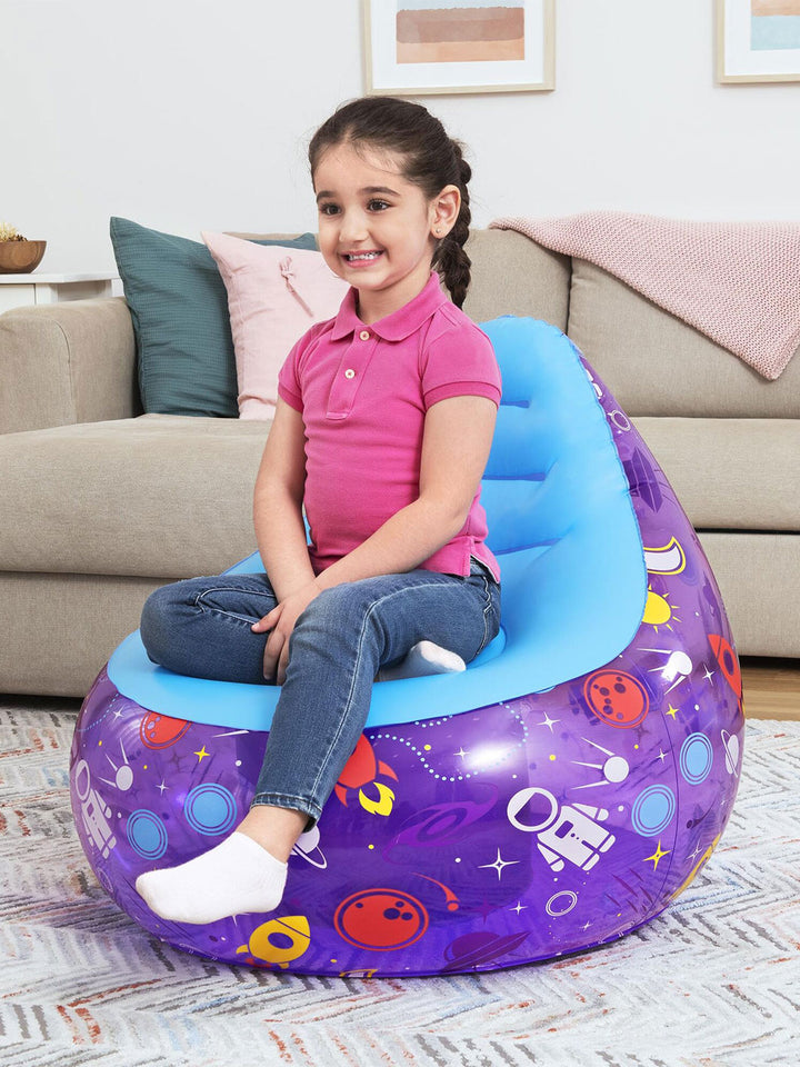 Sillón Inflable Infantil con Luz LED Bestway Astro Glow 72 cm