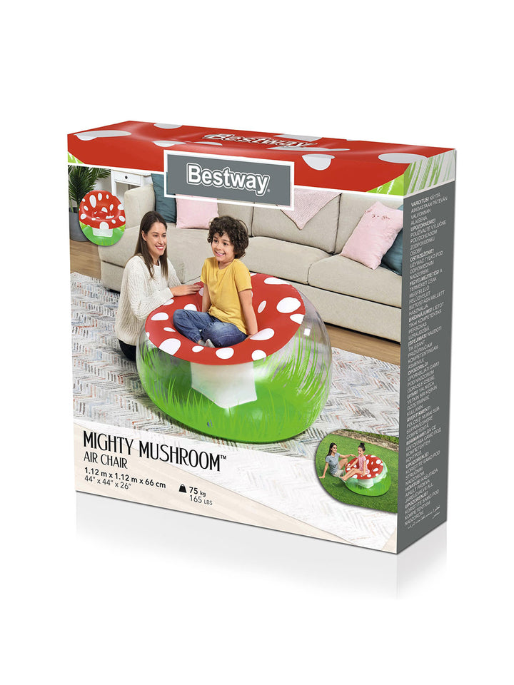 Sillón Inflable Infantil Bestway Mighty Mushroom 1.12 m