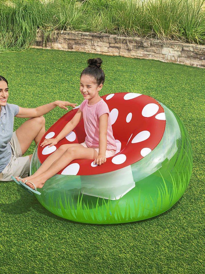 Sillón Inflable Infantil Bestway Mighty Mushroom 1.12 m