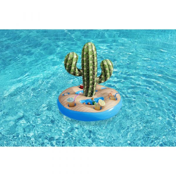 Porta vasos inflable figura de cactus 94cm x 70cm (37 x 27.5pulg)